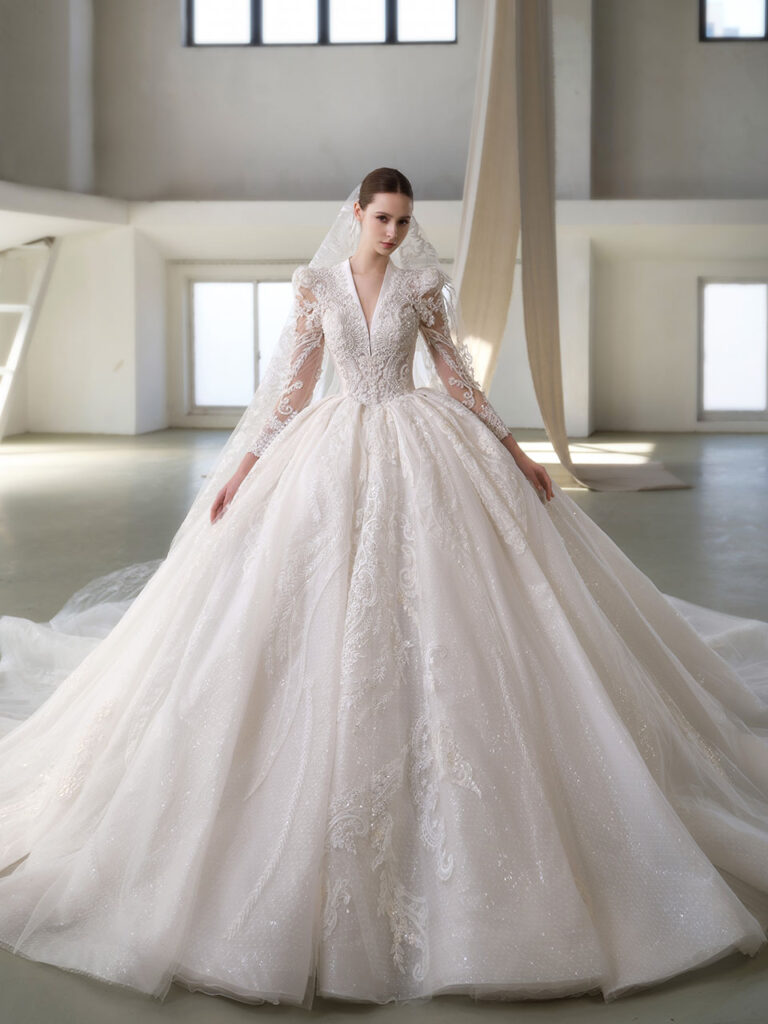 dream wedding dress elegant lace bodice