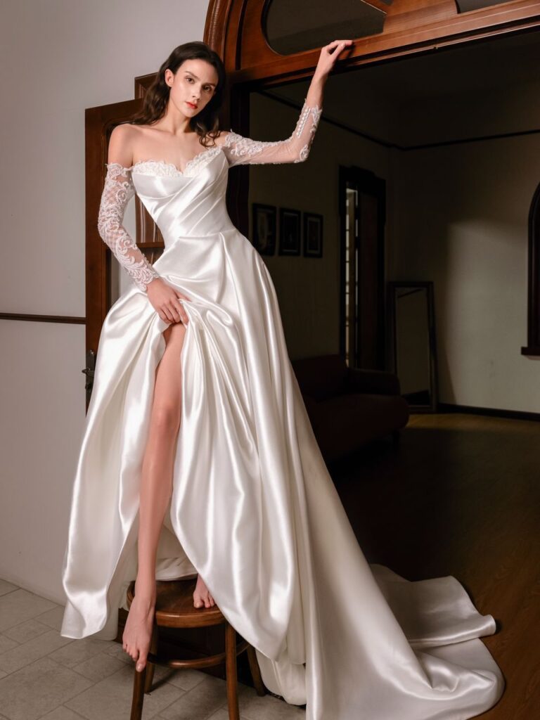 wedding dresses boutique satin finish - Sydney shop